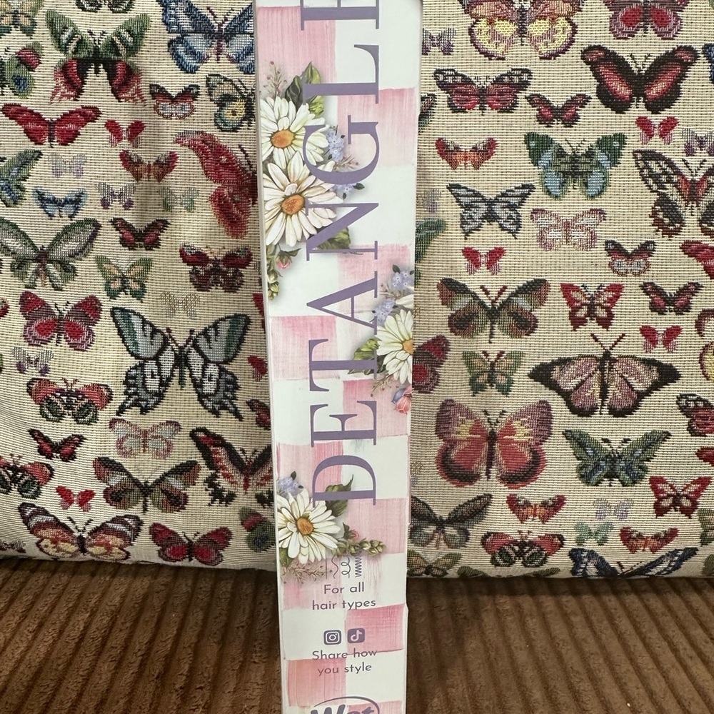 Wet Brush x MacKenzie-Childs Original Detangler Daisy Floral Brush NWT - Picture 4 of 4